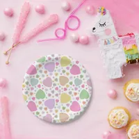Sweethearts Paper Plates for Valentine's Day
