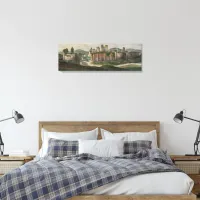 Alphonse Dousse's Caerphilly Castle Canvas Print