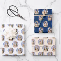 Nativity Scene Mary Joseph Jesus Pattern Christmas Wrapping Paper Sheets