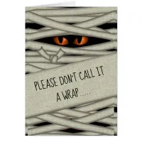 Mummy Eyes Halloween Call it a Wrap Orange ID685