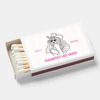 Last Rodeo Cowgirl Nash Bash Custom Bachelorette Matchboxes
