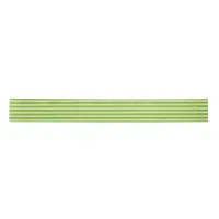 Green and White Stripes Satin Ribbon