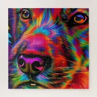 Colorful Dog Jigsaw Puzzle