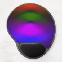 Neon of Blue, Purple, Green & Orange Gel Mousepad