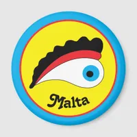 Malta Fishing Boat Lucky  Eye Colourful Magnet