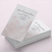 Light Blush Pink Crystals Salon Spa Business Card