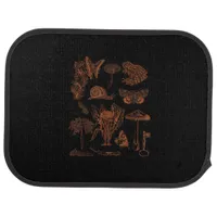 Botanical Art, Frog Fungi Goblincore Aesthetic Cot Car Floor Mat
