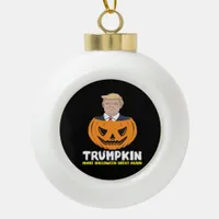 Trumpkin Make Halloween Great Again Classic – Sati Ceramic Ball Christmas Ornament