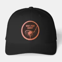 Funny Who's Your Caddie? Golf Club Ball Tee Leather Patch Hat