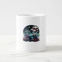 Cottagecore And Aesthetic Goblincore Mushroom Fair Giant Coffee Mug
