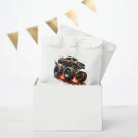 “Revved Up & Ready to Roll” Monster Truck Birthday Favor Bag