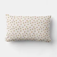 Gold Stars Lumbar Pillow