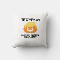 Halloween Trumpkin V3 Throw Pillow