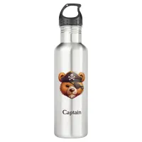 Captain Bear Stainless Steel Water Bottle