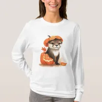 Adorable Cute Halloween Otter T-Shirt