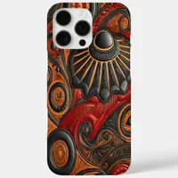 Intricate Alien Craft Design in Vibrant Colors iPhone 16 Pro Max Case