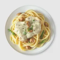 Fettuccini Alfredo Funny Food Magnet