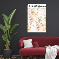 Life Of Garden Botanical Canvas Print