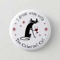 Cabernet Cat Fan Button