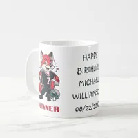 Fox Playing American Football | Birthday Coffee Mug