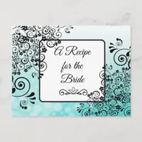 A Recipe For the Bride Wedding Recipe Card