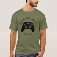 National Video Game Day July 8th   T-Shirt