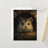 Adorable Mouse Postcard