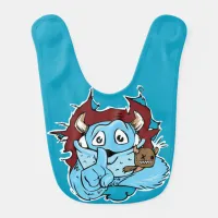 Funny Monster "Shhh" Baby Bib