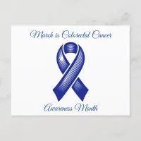 March is Colorectal Cancer Awareness Month Postcard