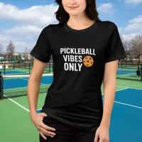 Pickleball player vibes quote name Tri-Blend shirt