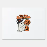 Tis The Season Halloween Costume Witch Hat Sign