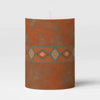 Southwest Canyons Diamonds Pillar Candle