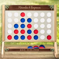 Rustic Personalized Greenery Country Wedding Jumbo Fast Four