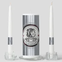 Vintage 40th Anniversary ID195 Unity Candle Set