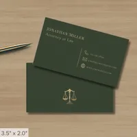 Attorney at Law Simple Modern  Business Card