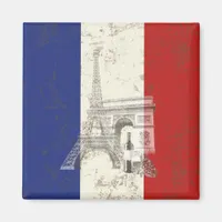 Flag and Symbols of France ID156 Magnet