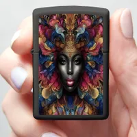 Graceful Black Woman Timeless Art  Zippo Lighter