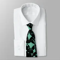 Stingrays and Fishes Underwater Print Tie