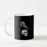 Crow, F-Caw-F Funny Bird Moon Gothic Adult Humor C Coffee Mug