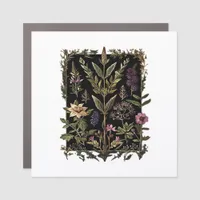 Goblincore Victorian Witch Herbs Classic Car Magnet