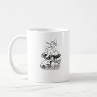 Cottagecore Aesthetic Frog On A Mushroom Goblincor Coffee Mug
