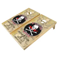 Pirate Wedding Cornhole Set