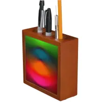 Neon of Red, Pink, Orange & Green Desk Organizer