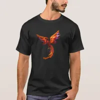 Colorful Phoenix Flying  T-Shirt