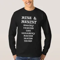 Rise and Resist | Anti Donald Trump T-Shirt