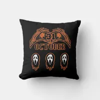 Skeleton Hands For Classic Halloween Throw Pillow