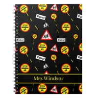 School Crossing Patrol Lollipop Lady Notebook