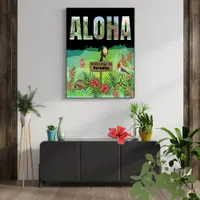 Custom Tropical Paradise Event & Birthday  Foam Board