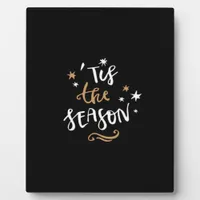 Tis The Season Classic Aesthetic Style Plaque