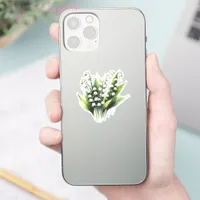 Lily of the Valley Flower Pretty Garden Watercolor Sticker